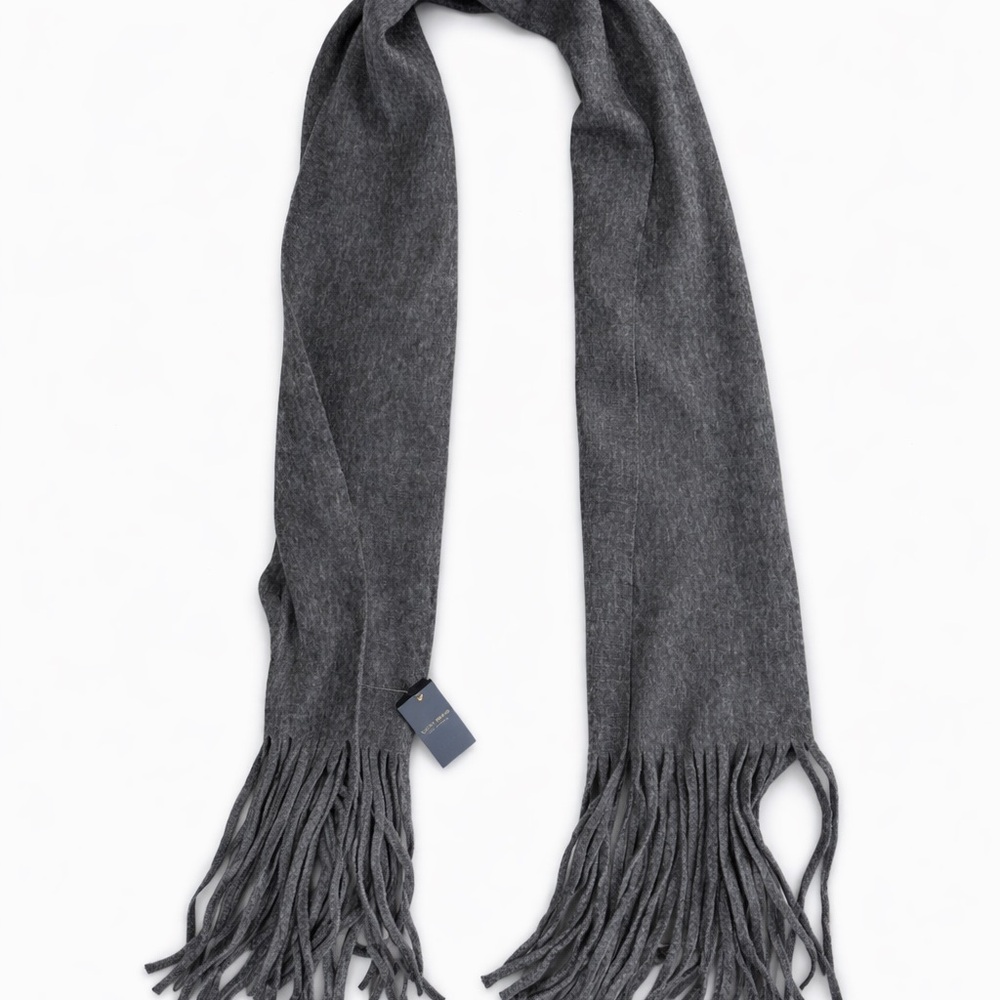 Lucky Brand Gray Knit Scarf New With Tags
